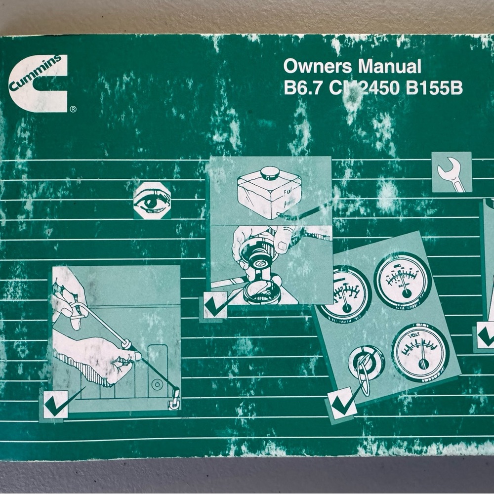 Cummins Owners Manual B6.7 CM2450 B155B